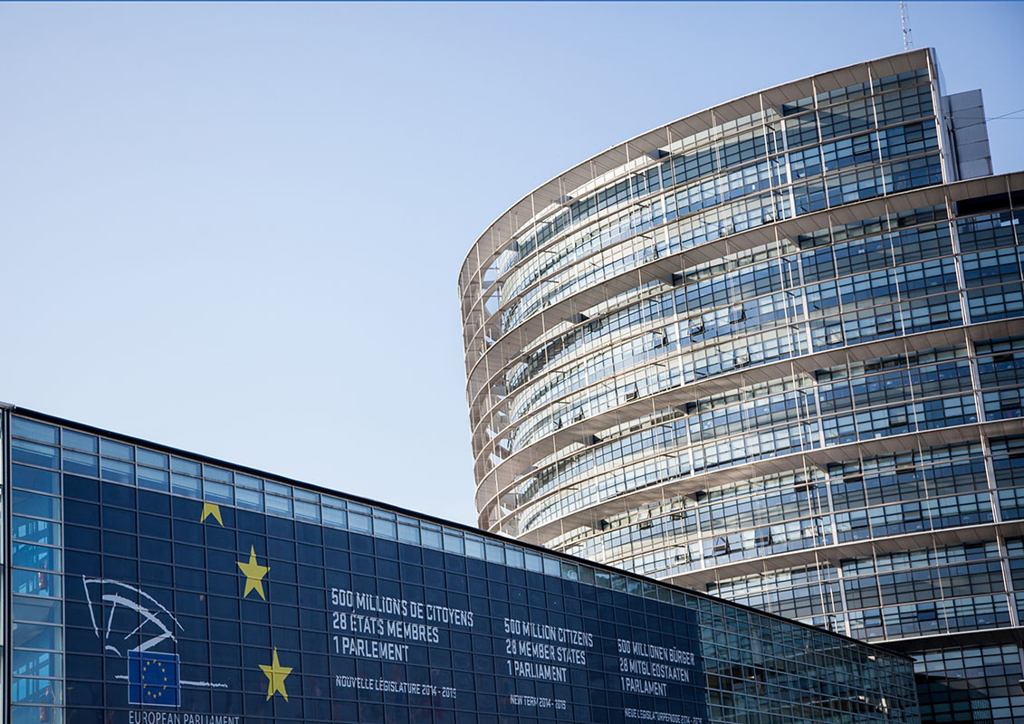 Summer season at the European Parliament in Strasbourg - LOW Building