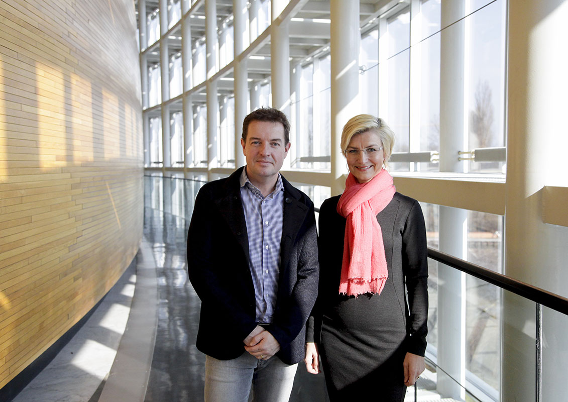 Jens ROHDE and Ulla TORNAES in EP in Strasbourg