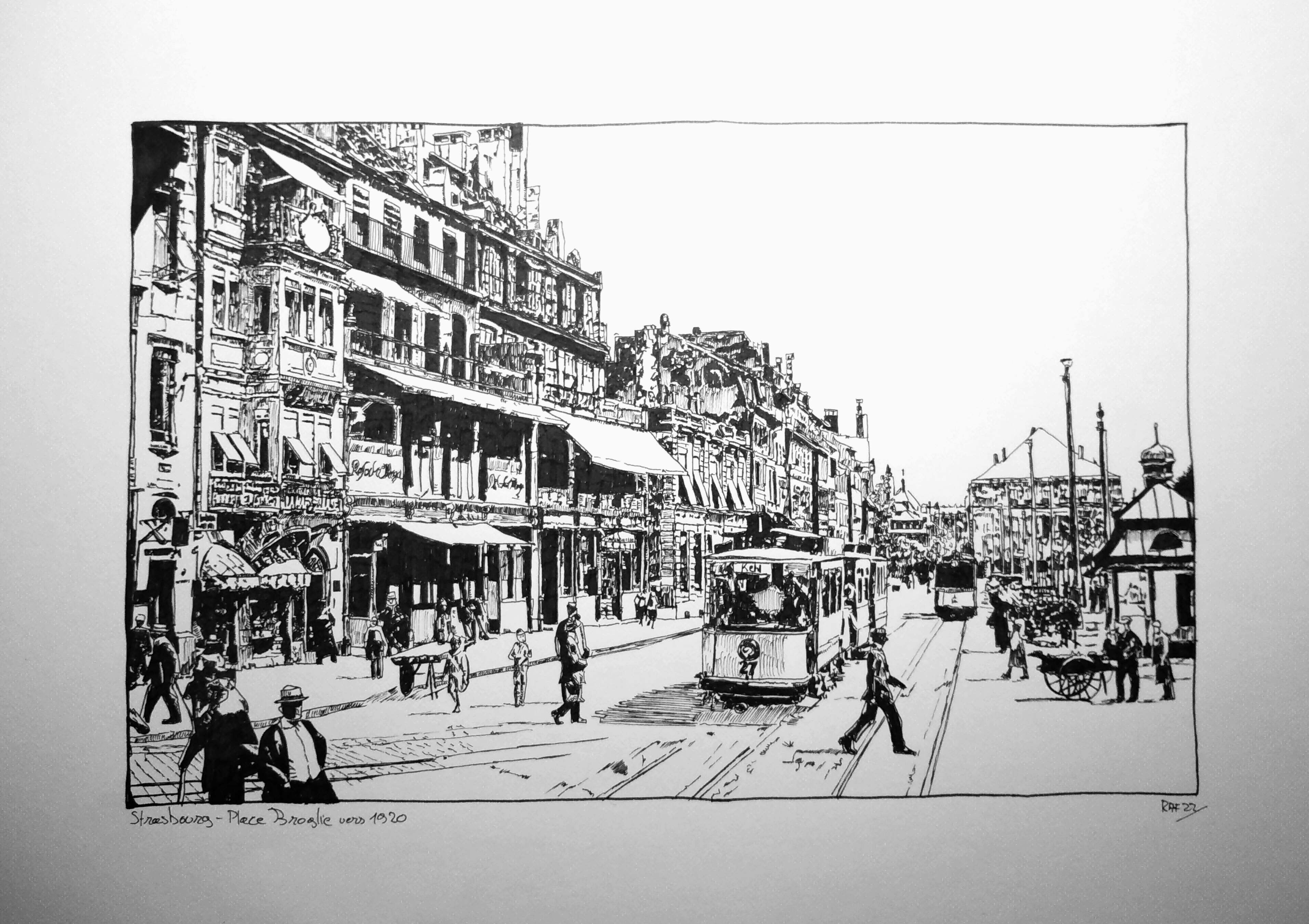 Strasbourg - place Broglie 1920