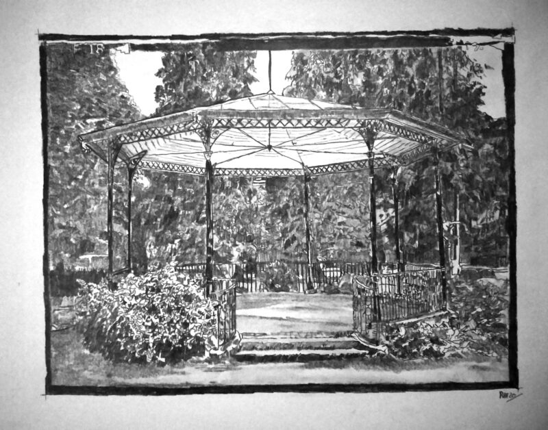 Illustration Sainte Marie aux Mines (square Jacques Higelin)
