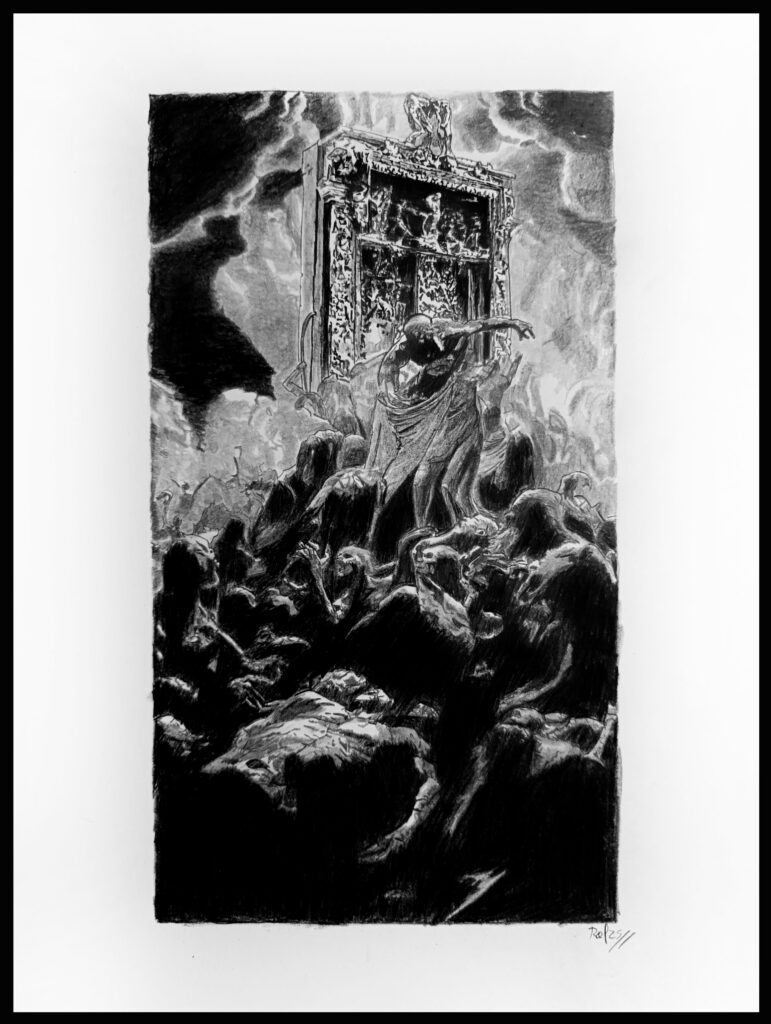 Illustration de; au lecteur de C.Baudelaire